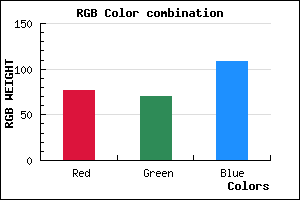 rgb background color #4D466C mixer