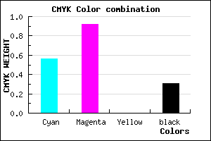 #4E0FB1 color CMYK mixer