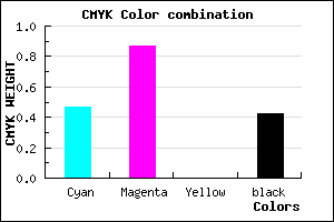 #4E1393 color CMYK mixer