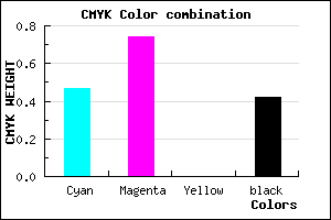 #4E2694 color CMYK mixer