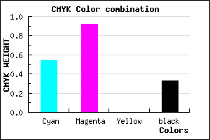 #4F0EAA color CMYK mixer