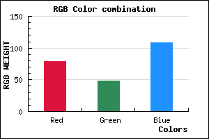 rgb background color #4F306C mixer