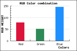 rgb background color #4F3392 mixer