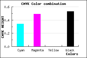 #4F3D77 color CMYK mixer