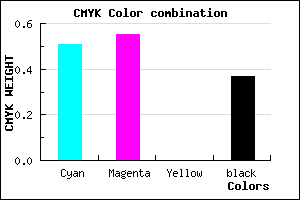#4F48A1 color CMYK mixer