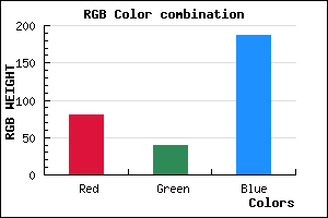 rgb background color #5028BB mixer