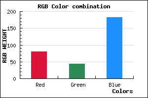 rgb background color #502CB6 mixer