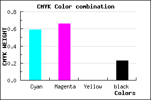 #5043C5 color CMYK mixer