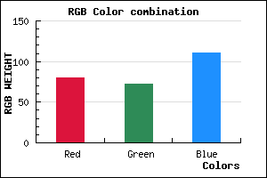 rgb background color #50486F mixer
