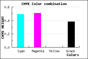 #504D9D color CMYK mixer