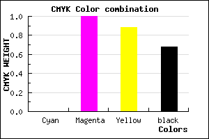 #51000A color CMYK mixer