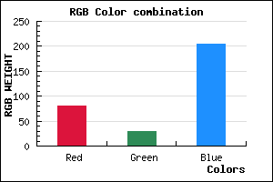 rgb background color #511ECD mixer