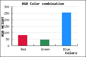 rgb background color #512DFD mixer