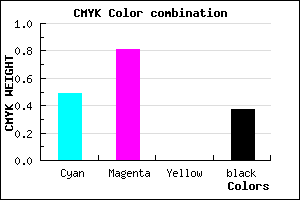 #521FA1 color CMYK mixer