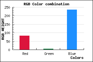 rgb background color #5205EC mixer