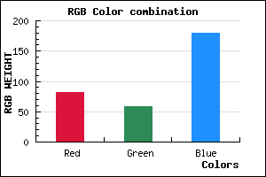 rgb background color #523AB4 mixer