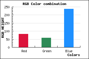 rgb background color #523AEE mixer