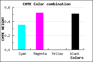 #523C7E color CMYK mixer