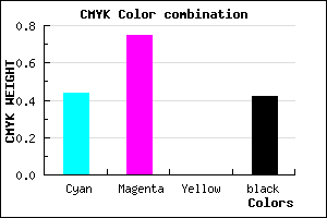 #532595 color CMYK mixer