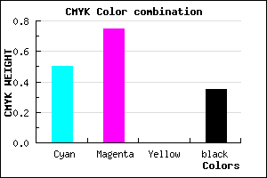 #532AA6 color CMYK mixer