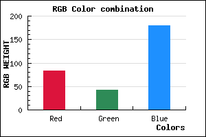 rgb background color #532AB4 mixer