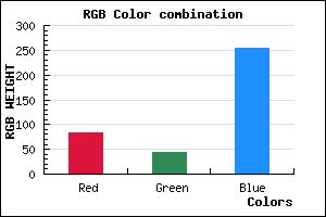 rgb background color #532CFF mixer