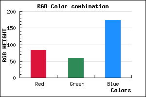 rgb background color #533BAD mixer