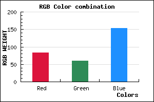 rgb background color #533C9A mixer