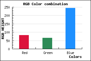 rgb background color #5341F5 mixer