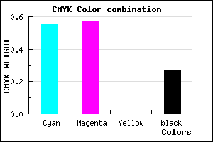 #534FB9 color CMYK mixer