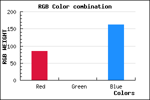 rgb background color #5400A2 mixer
