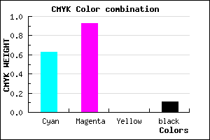 #5410E4 color CMYK mixer