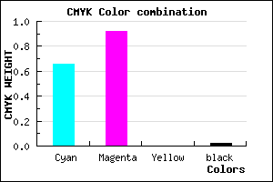 #5413FA color CMYK mixer