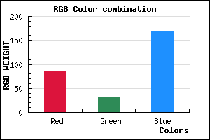 rgb background color #5420AA mixer