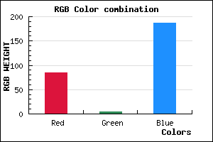 rgb background color #5404BB mixer