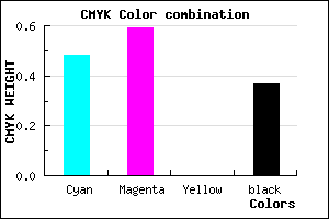 #5442A0 color CMYK mixer