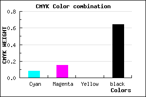 #544D5B color CMYK mixer