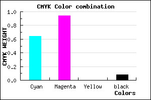 #550FEA color CMYK mixer