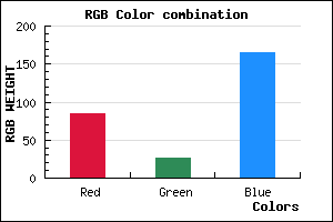 rgb background color #551AA5 mixer