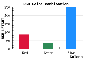 rgb background color #5520F8 mixer