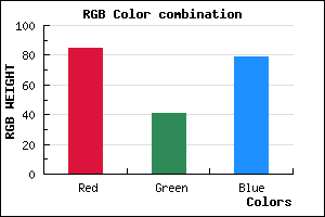 rgb background color #55294F mixer