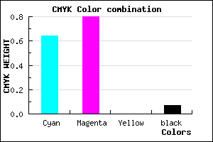 #552FEE color CMYK mixer