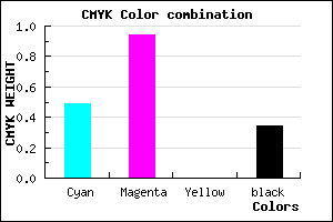 #560AA8 color CMYK mixer