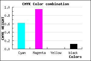 #560BE0 color CMYK mixer