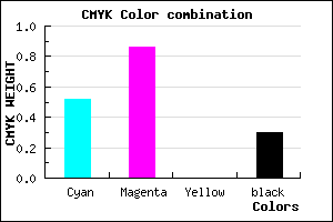 #5619B3 color CMYK mixer