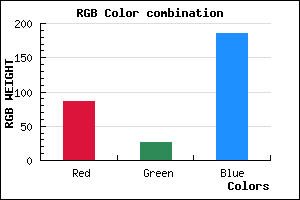 rgb background color #561ABA mixer