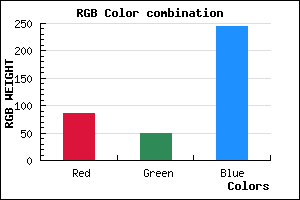 rgb background color #5631F5 mixer