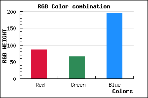rgb background color #5641C2 mixer