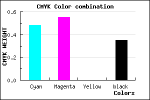 #564AA6 color CMYK mixer