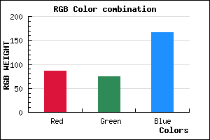 rgb background color #564AA6 mixer